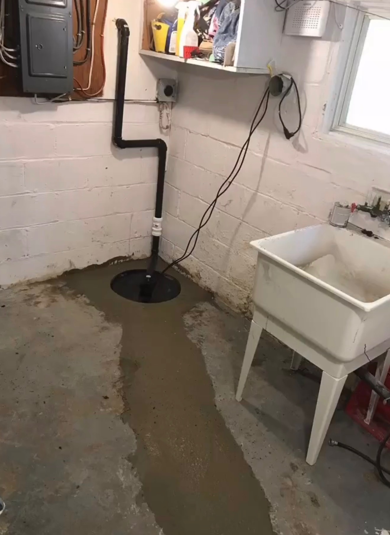 Sump pump system components